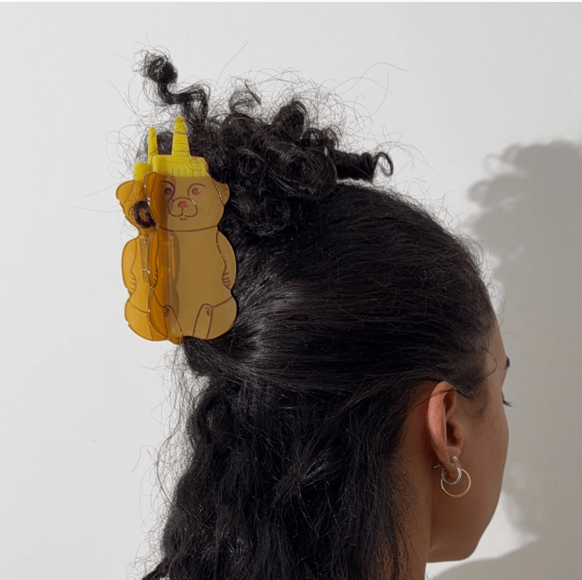 Honey Bear Hair Claw Clip - Made X Hudson