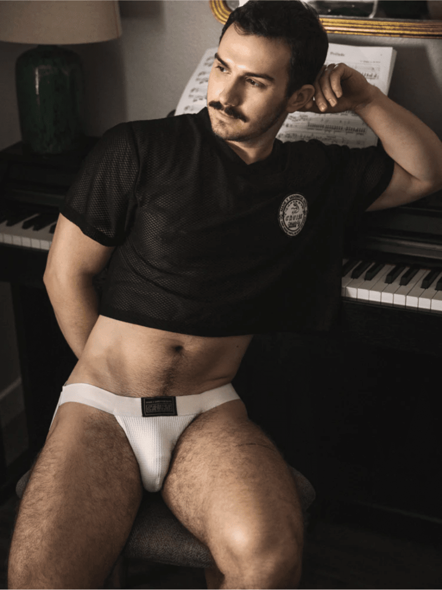 Cruise Classic Jockstrap | White 1.5" Waistband - Made X Hudson