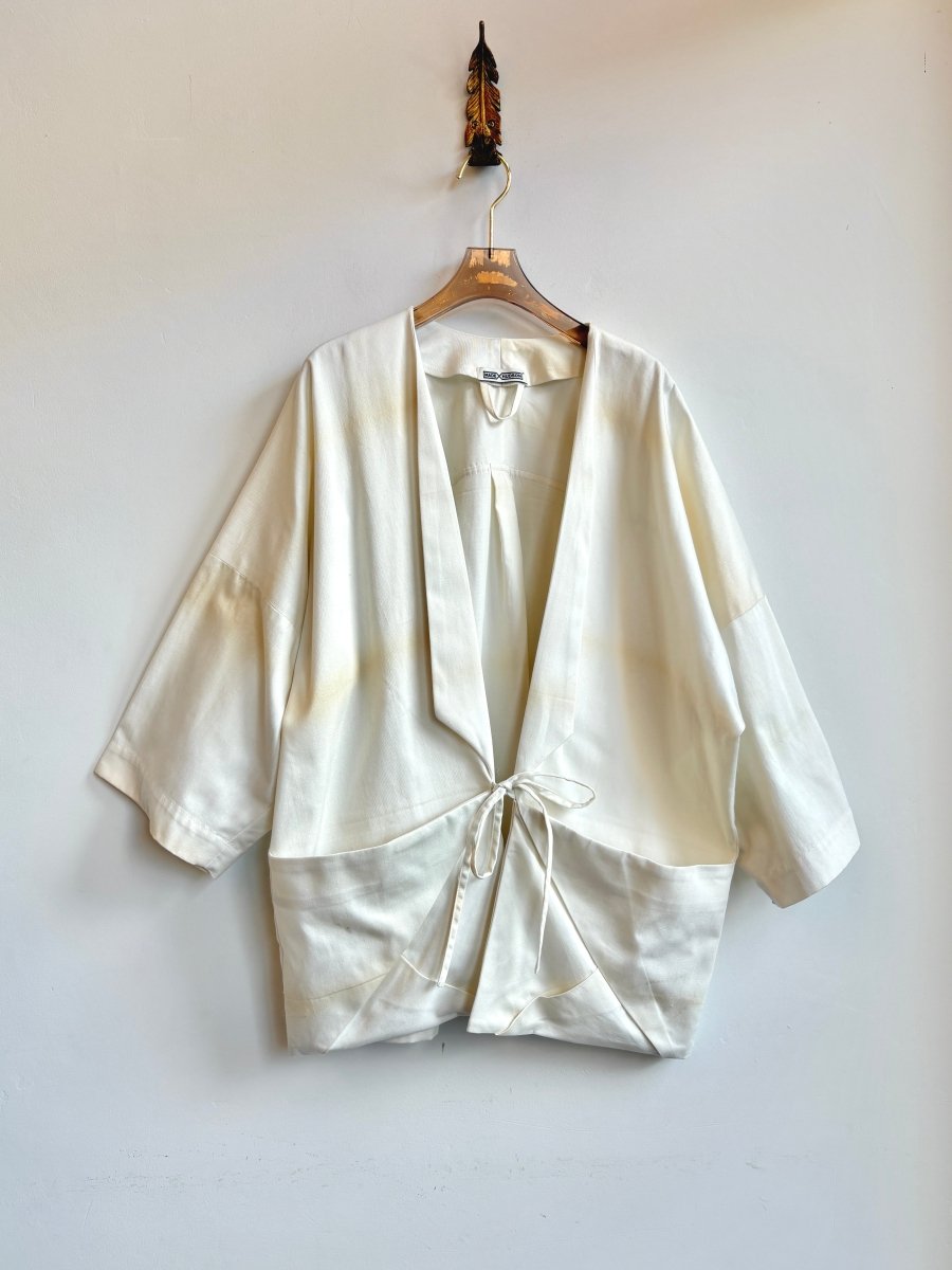 Sun Dyed Ivory Chore Jacket - Made X Hudson