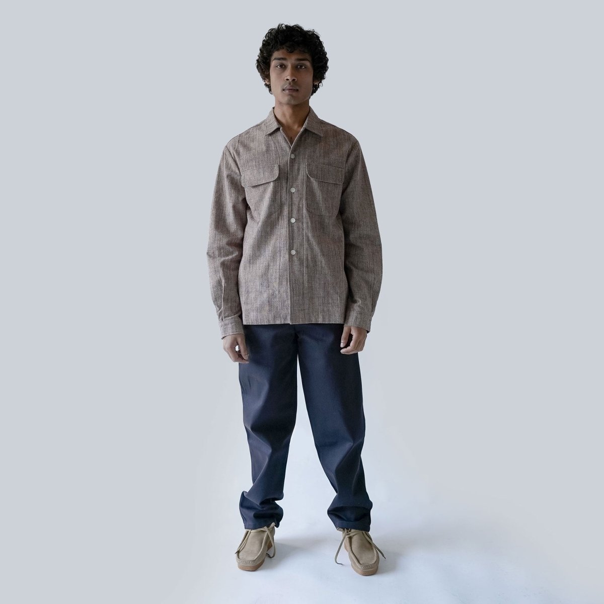 Camp Collar (Tweed) - Made X Hudson