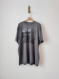 Mountain Lake Stone Grey Tee | Hand Painted (Reworked) - Made X Hudson