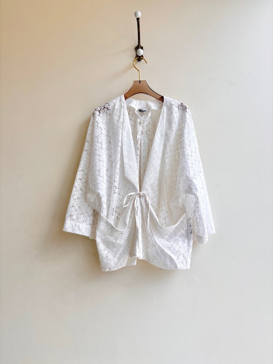 White Lace Chore Jacket - Made X Hudson