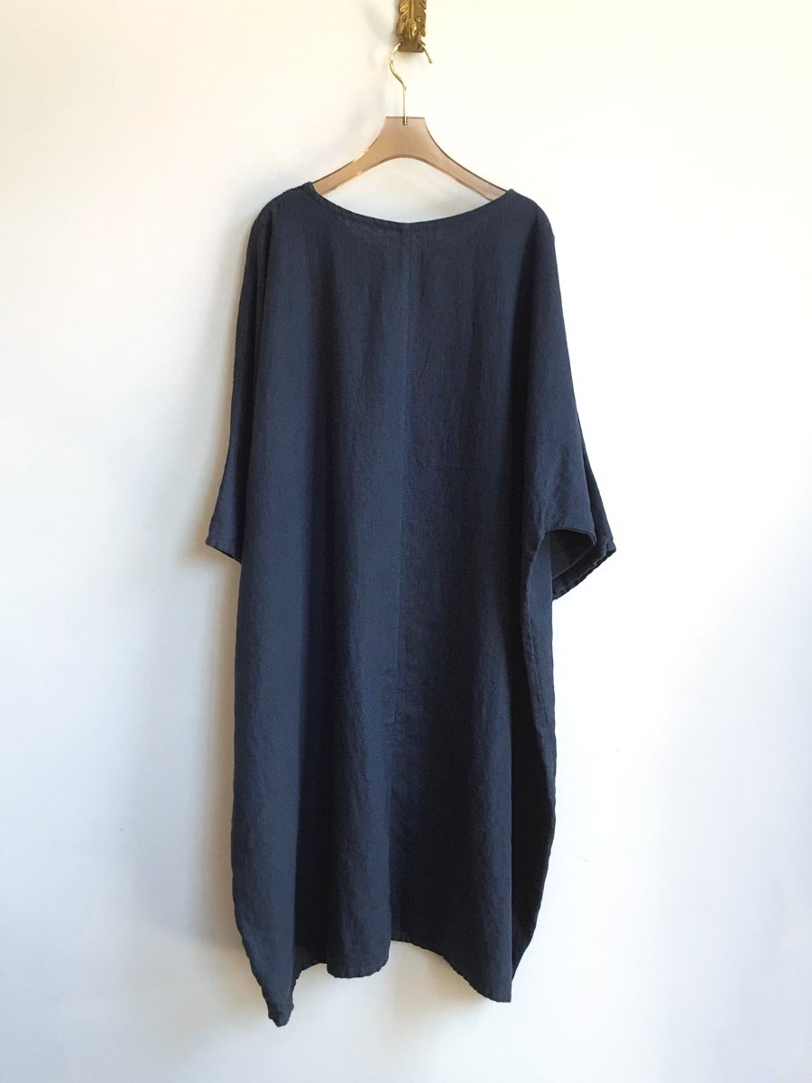 Midnight Linen Gallery Dress - Made X Hudson