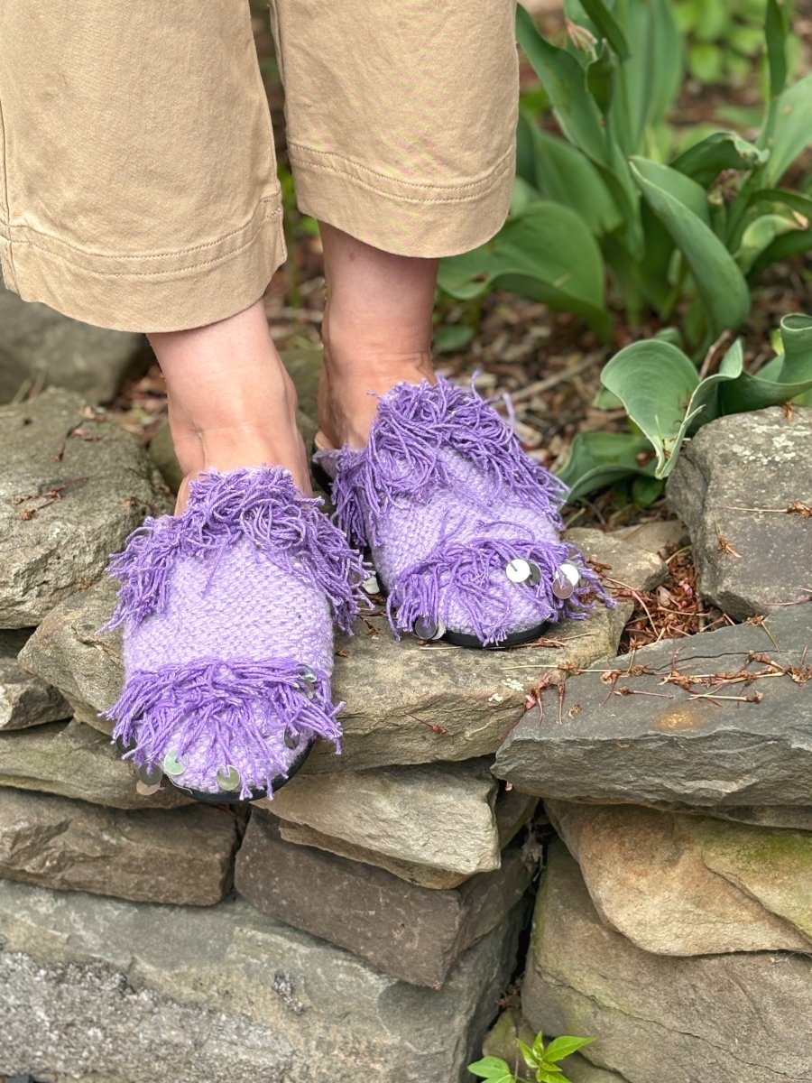 Niki Babouches “Handira” Flats In Colors Lavender (Size 39) - Made X Hudson
