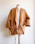 Camel Cashmere Chore Jacket - Made X Hudson