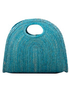 Capri Woven Tote Bag (Aqua) - Made X Hudson