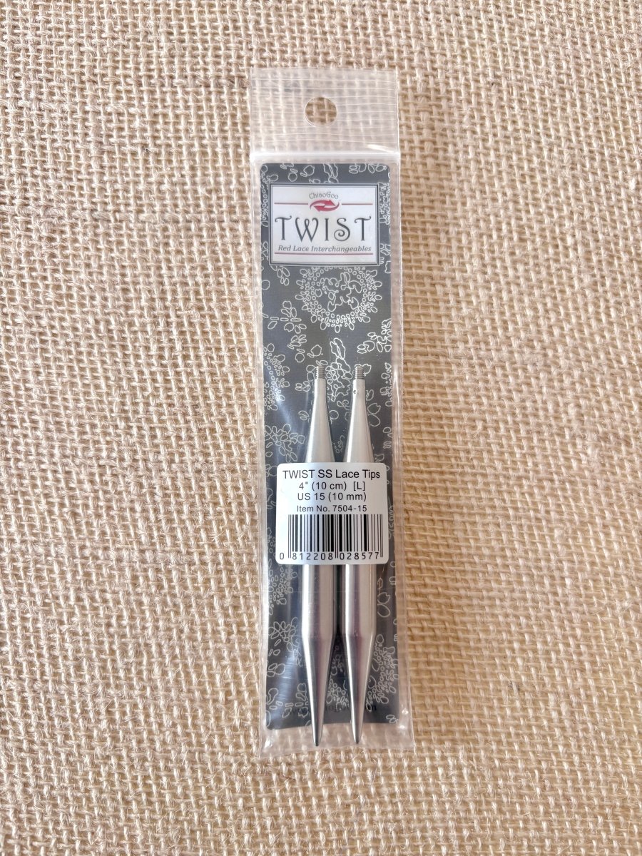 ChiaoGoo | Twist Lace Interchangeable | 4" Large Knitting Needles - Made X Hudson