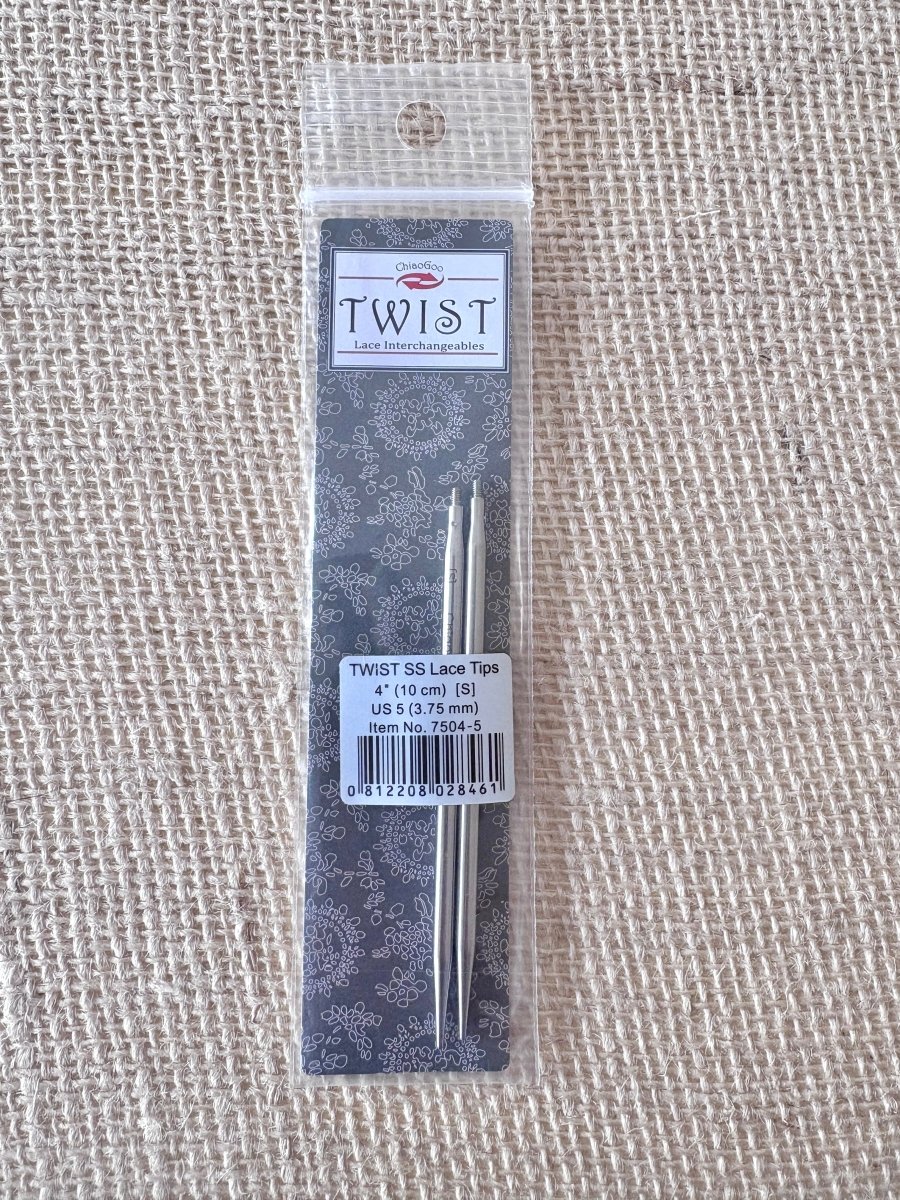 ChiaoGoo | Twist Lace Interchangeable | 4" Small Knitting Needles (Multiple Sizes) - Made X Hudson