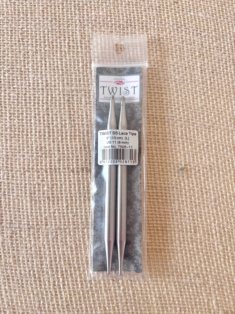 ChiaoGoo | Twist Lace Interchangeable | 5" Large Needles - Made X Hudson
