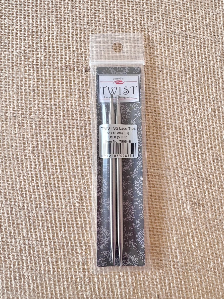 ChiaoGoo | Twist Lace Interchangeable | 5" Small Knitting Needles (Multiple Sizes) - Made X Hudson