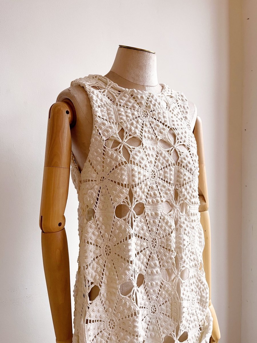 Limited Edition Granny Circle Crochet Chore Dress - Made X Hudson