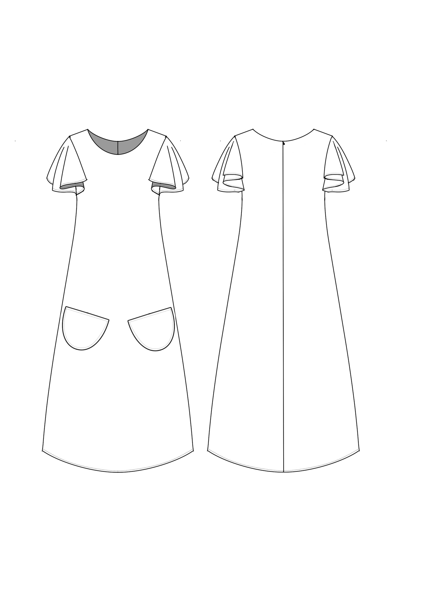 MXH Chore Dress, Made to Order (custom fabric choice)