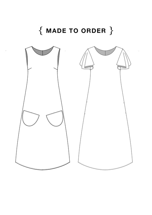 MXH Chore Dress, Made to Order (custom fabric choice)