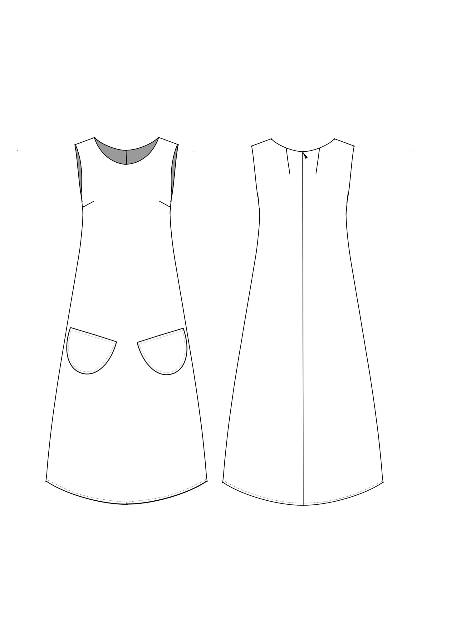 MXH Chore Dress, Made to Order (custom fabric choice)