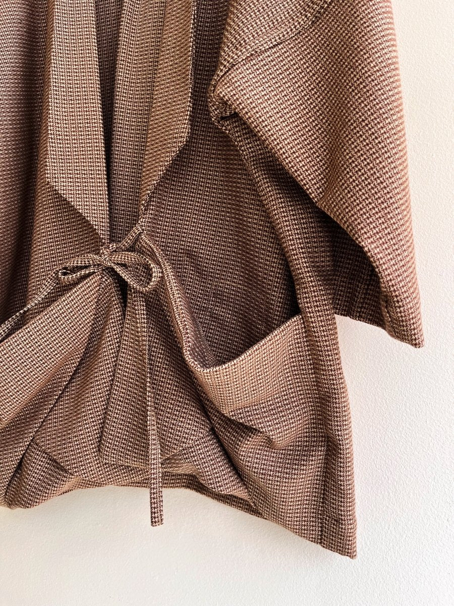 Brown & Tan Jacquard Chore Jacket - Made X Hudson