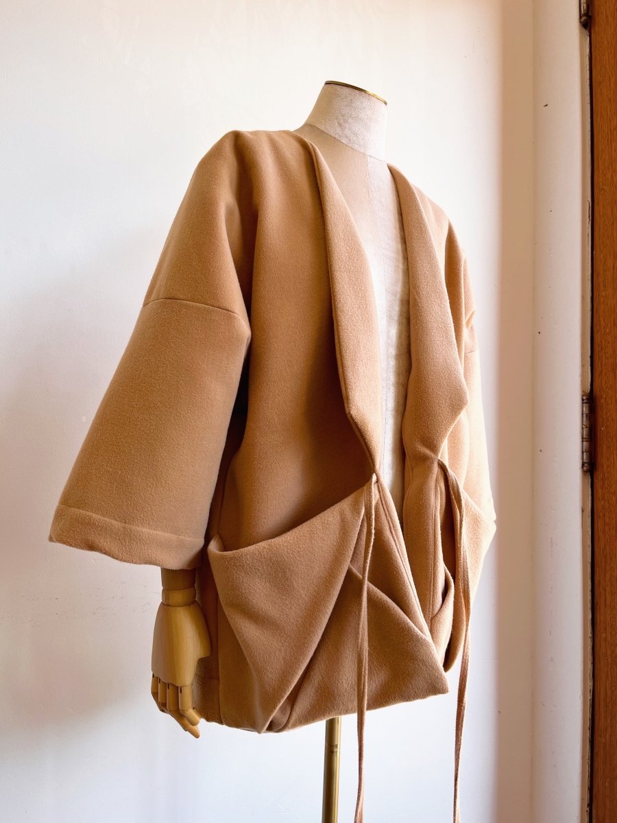 Camel Cashmere Chore Jacket - Made X Hudson