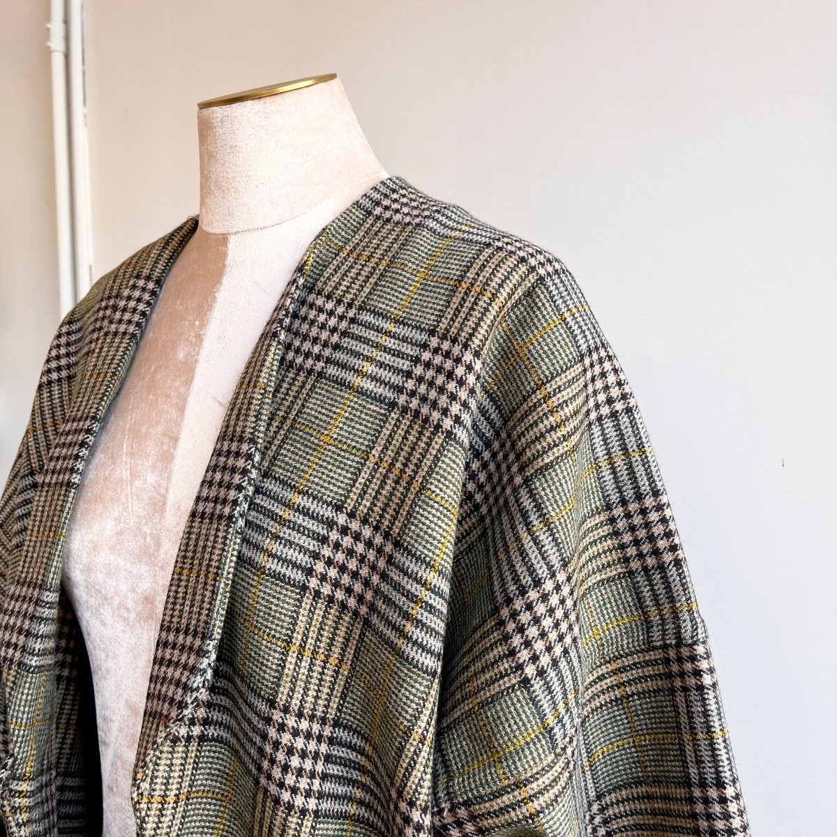 Dark Green Plaid Chore Jacket - Made X Hudson