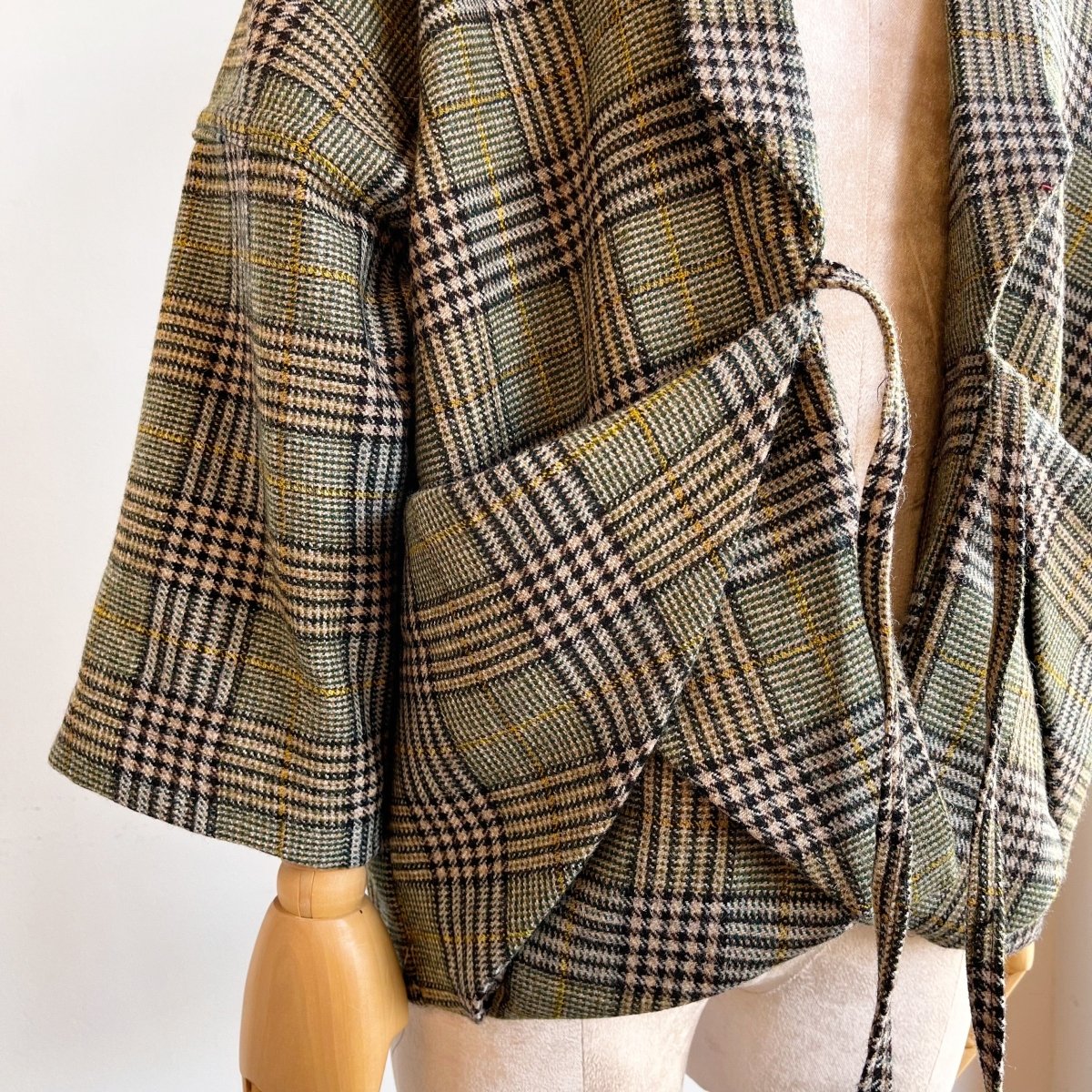 Dark Green Plaid Chore Jacket - Made X Hudson