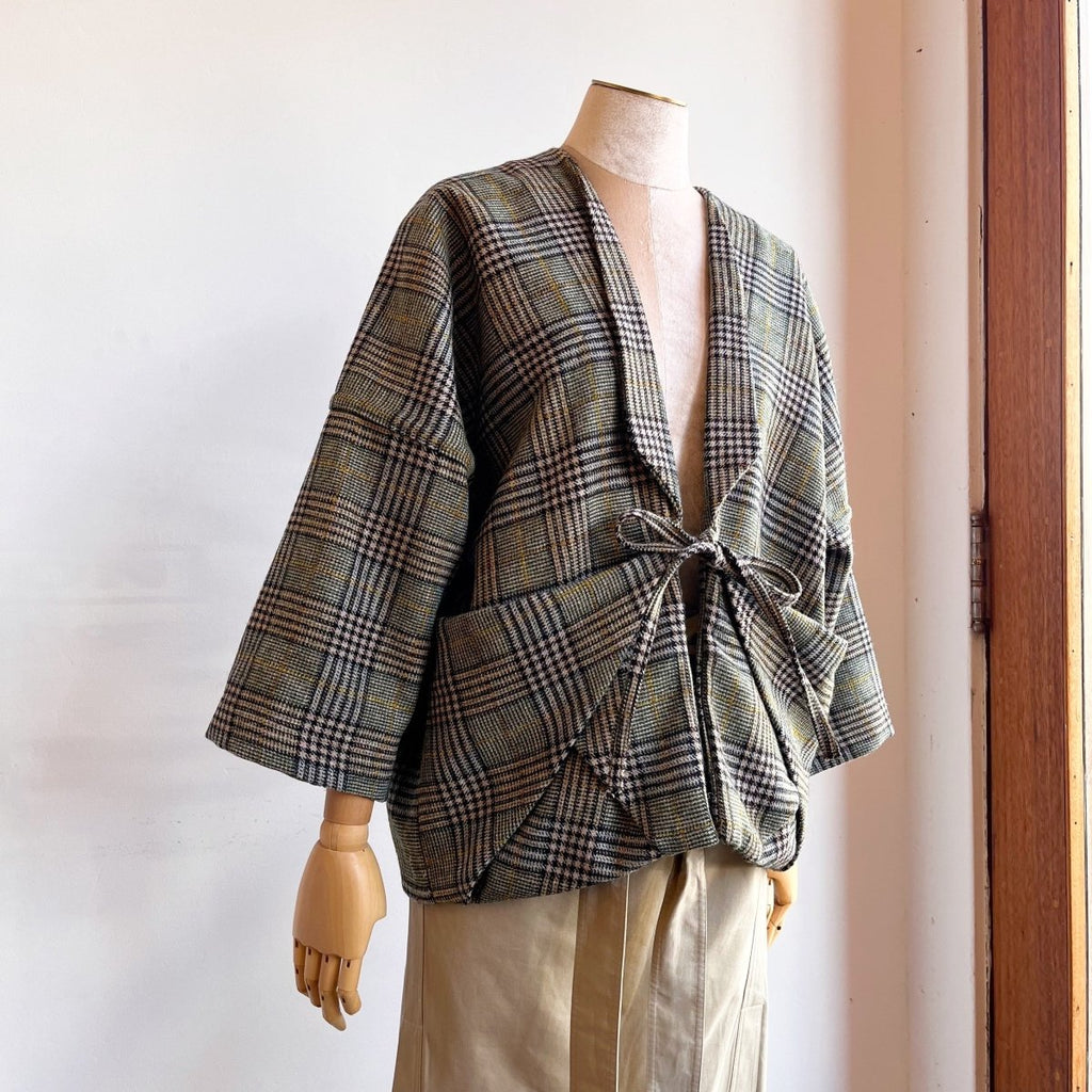 Dark Green Plaid Chore Jacket - Made X Hudson