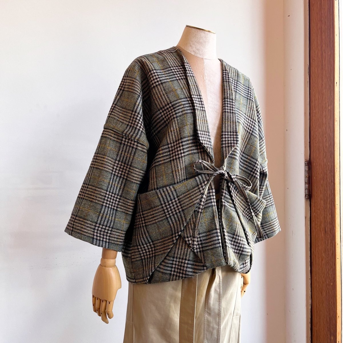 Dark Green Plaid Chore Jacket - Made X Hudson