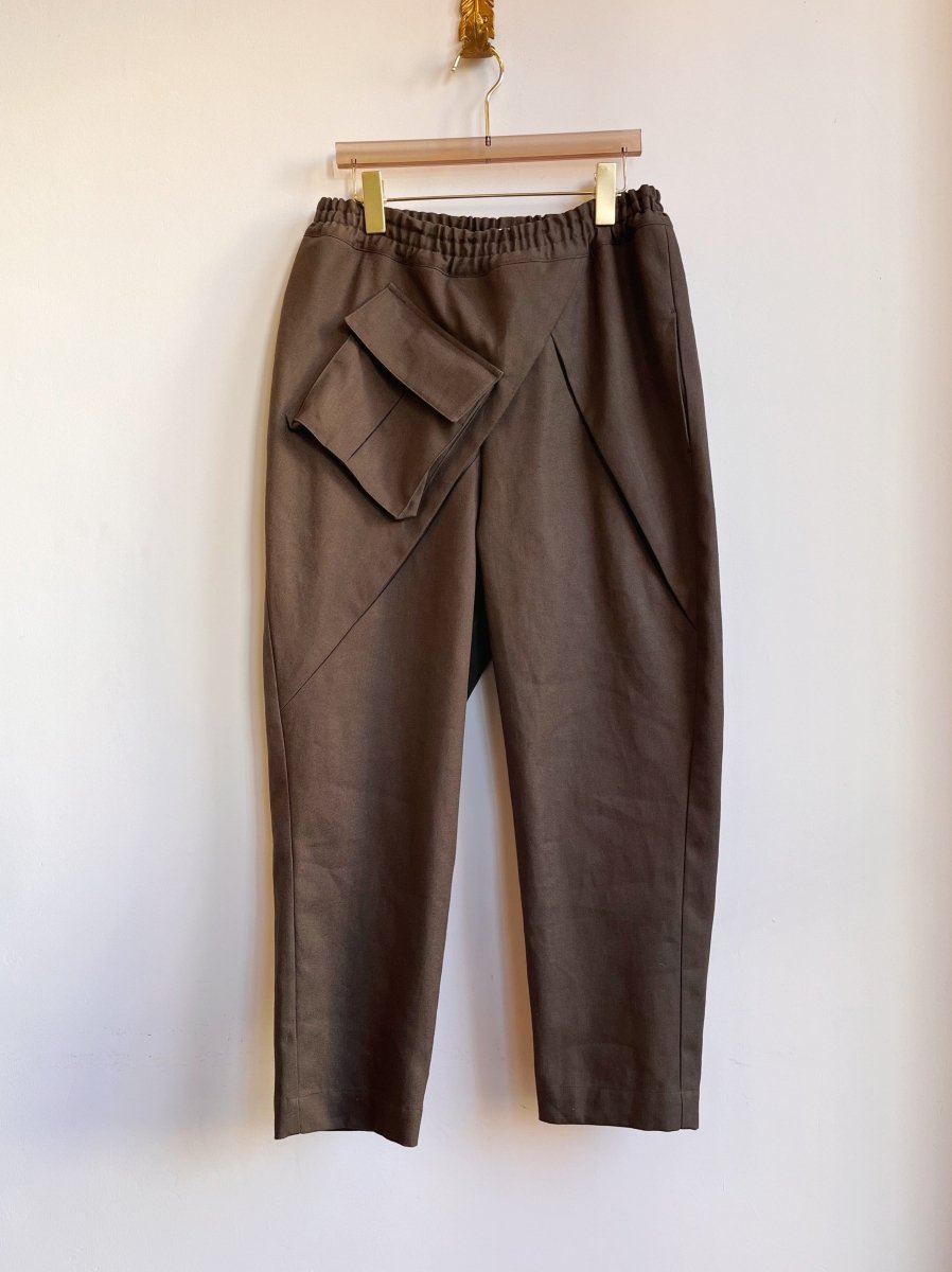 Moss Draped Jogger Pants w/ Cargo Pocket - Made X Hudson