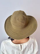 Crochet Cotton Gardening Hat in Olive Drab - Made X Hudson