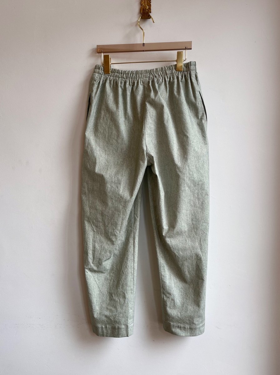 Sage Speckle Print Cotton Joggers - Made X Hudson
