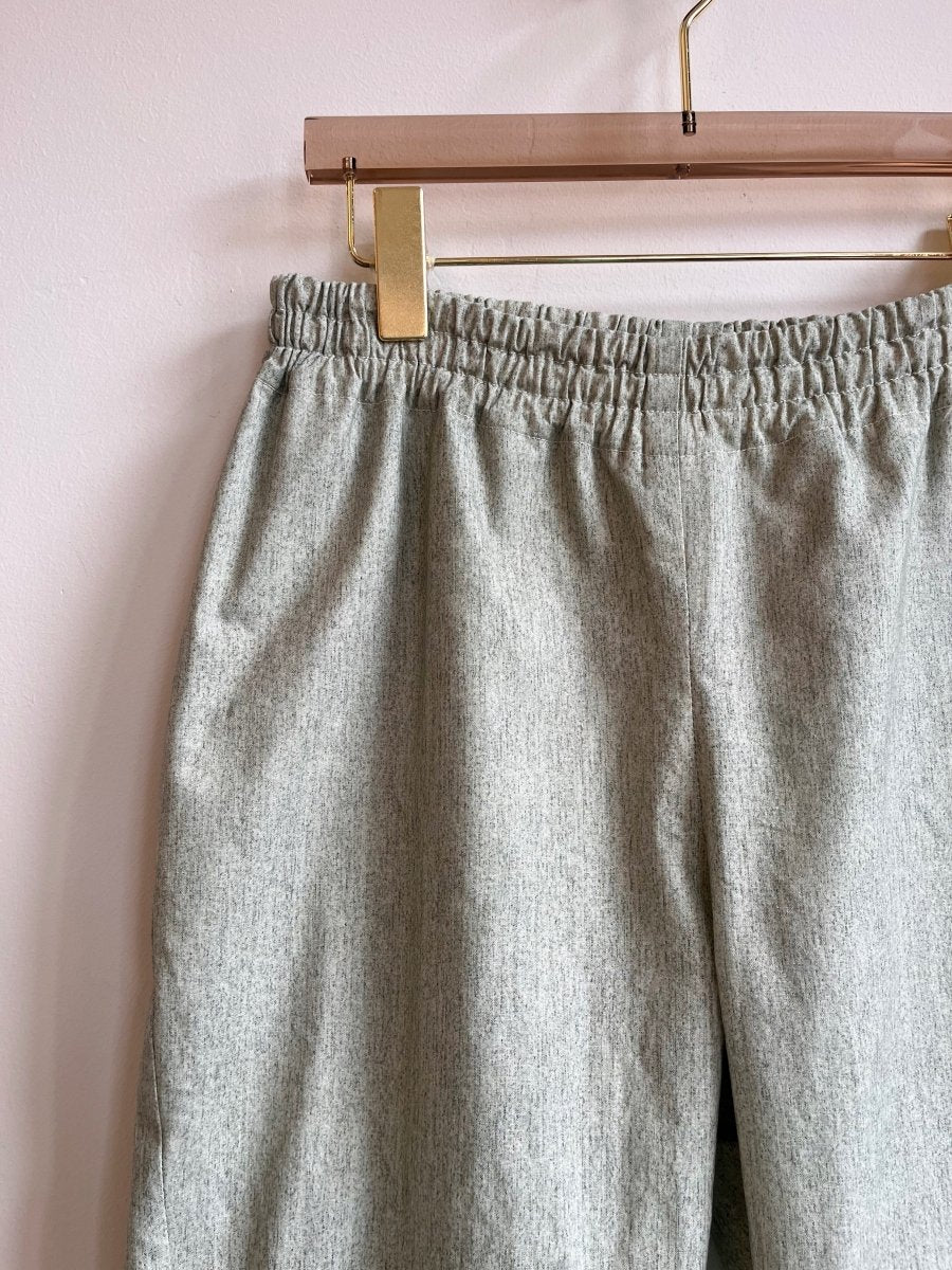 Sage Speckle Print Cotton Joggers - Made X Hudson