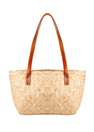 Mini Palm Tote w/ Leather Strap (Natural) - Made X Hudson