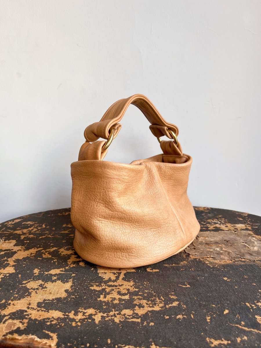 Mini Bucket Bag in Pergamena Leather - Made X Hudson