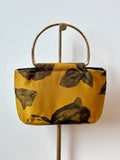 Honey Gold and Black Rose Jacquard Minnie Bag - Made X Hudson