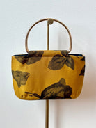 Honey Gold and Black Rose Jacquard Minnie Bag - Made X Hudson