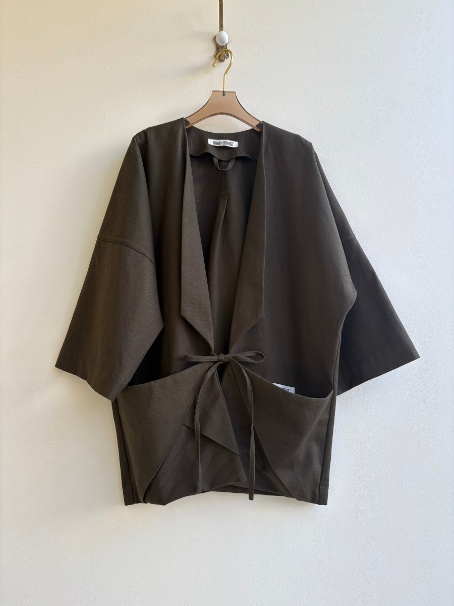 Moss Hemp - Cotton Canvas Chore Jacket - Made X Hudson