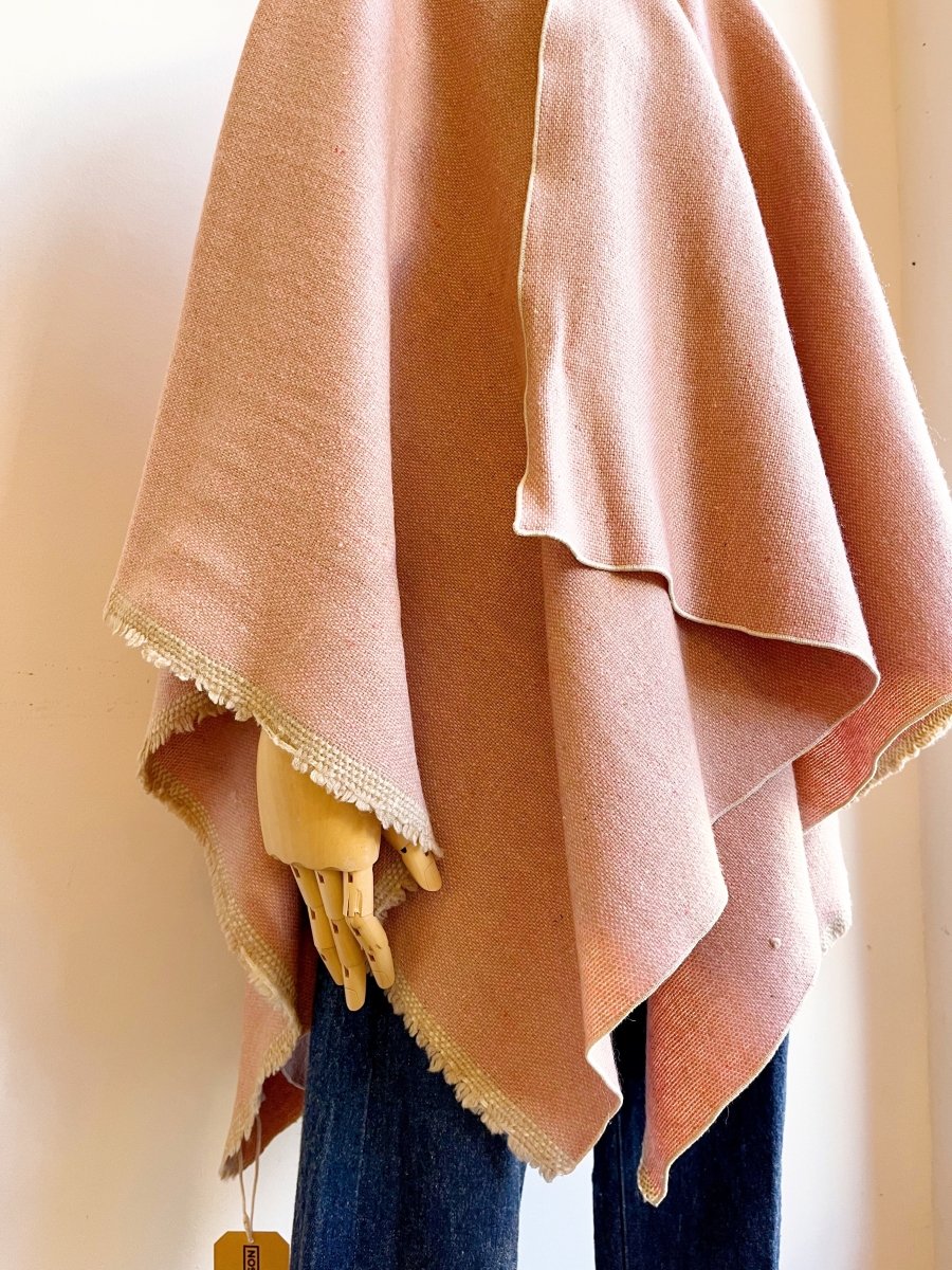 Blush & Tan Zero - Waste Reversible Cape - Made X Hudson