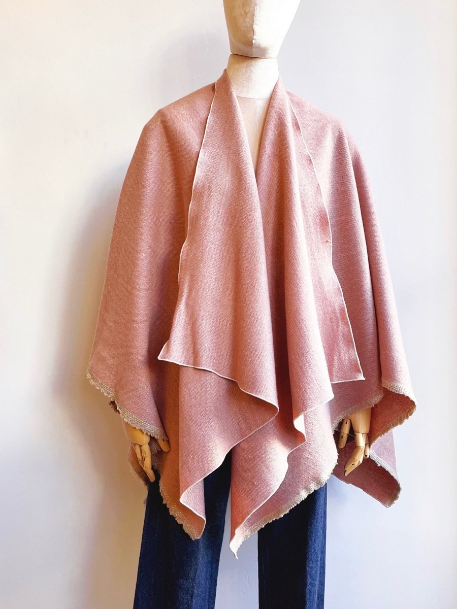 Blush & Tan Zero - Waste Reversible Cape - Made X Hudson