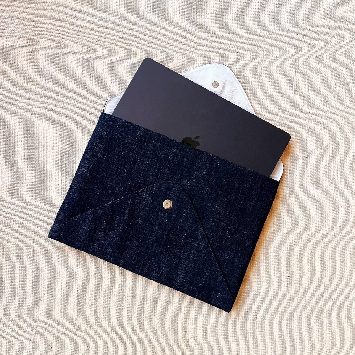 Denim Laptop Envelope Clutch - Made X Hudson