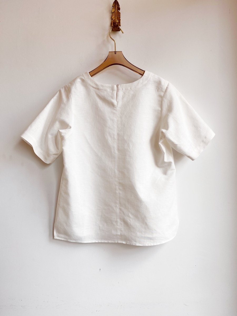 White Linen Everyday Top - Made X Hudson