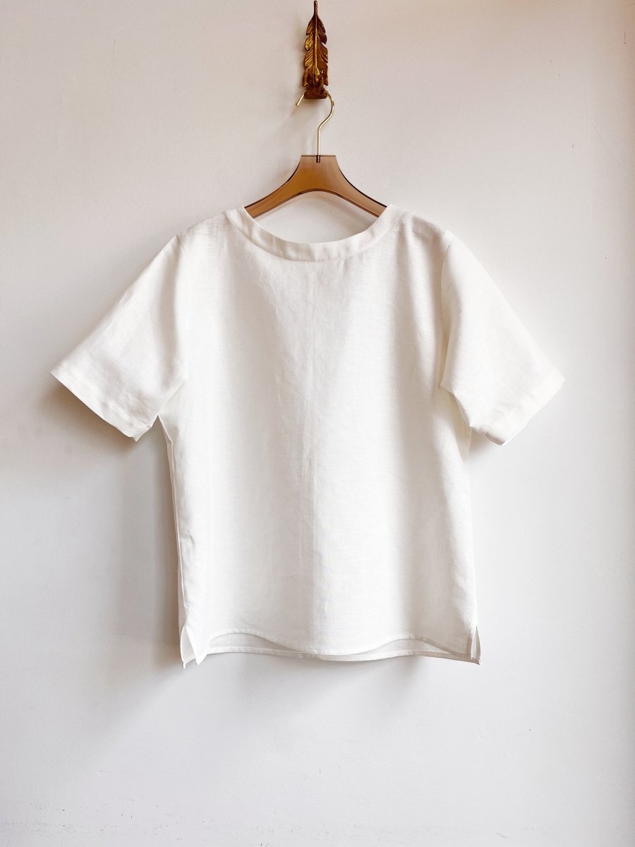 White Linen Everyday Top - Made X Hudson