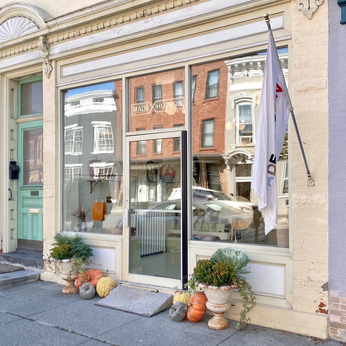 Made X Hudson boutique storefront in Hudson, New York