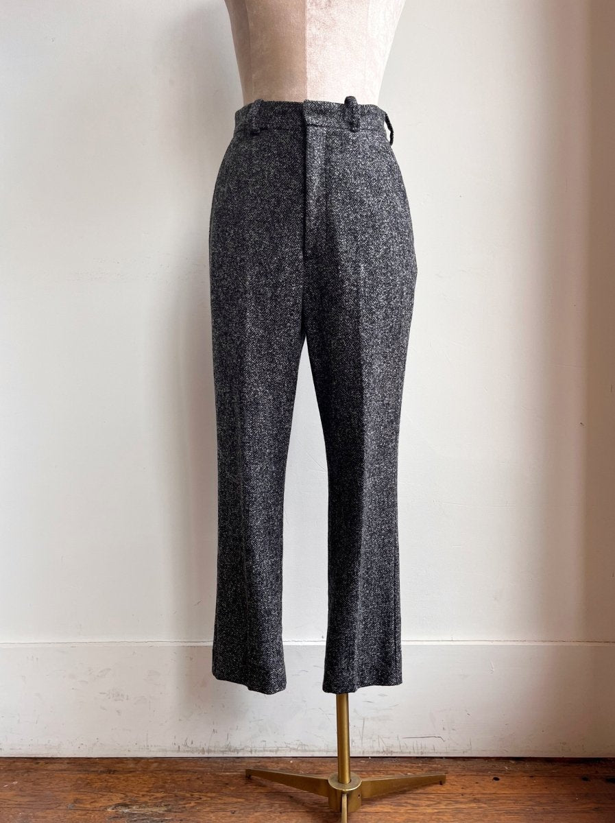 Bronwen Pant in H.S. Cashmere Boucle Sharkskin - Made X Hudson