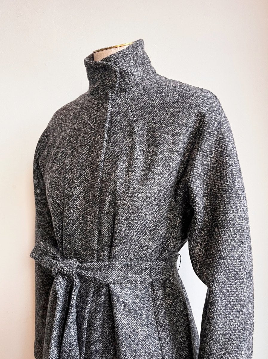 Katherine Jacket in H.S. Cashmere Boucle Sharkskin - Made X Hudson
