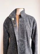 Katherine Jacket in H.S. Cashmere Boucle Sharkskin - Made X Hudson
