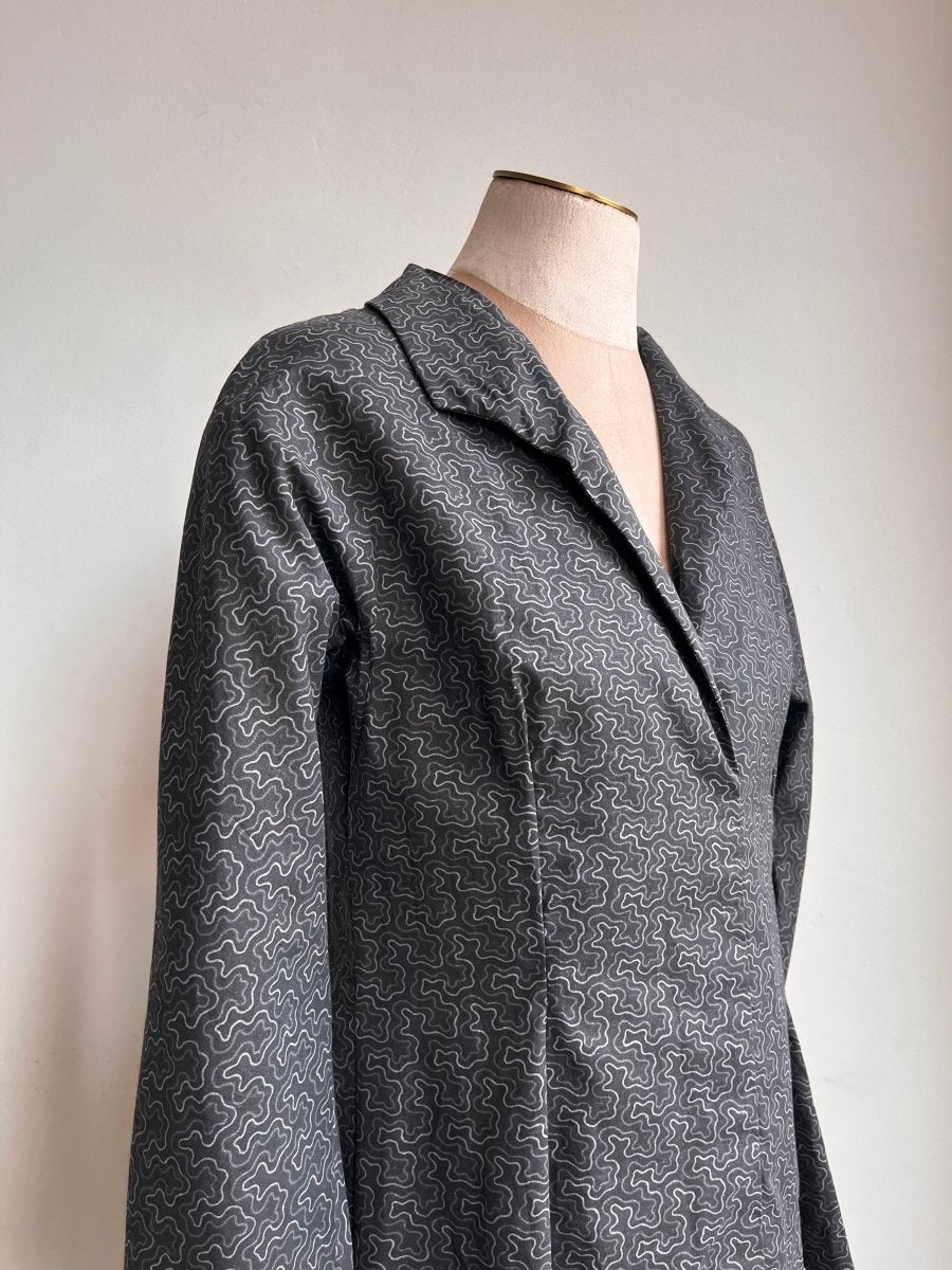 Ulrike Blouse in Lebanon Valley Etching Print - Made X Hudson