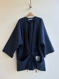 Navy Hemp - Cotton Canvas Chore Jacket - Made X Hudson