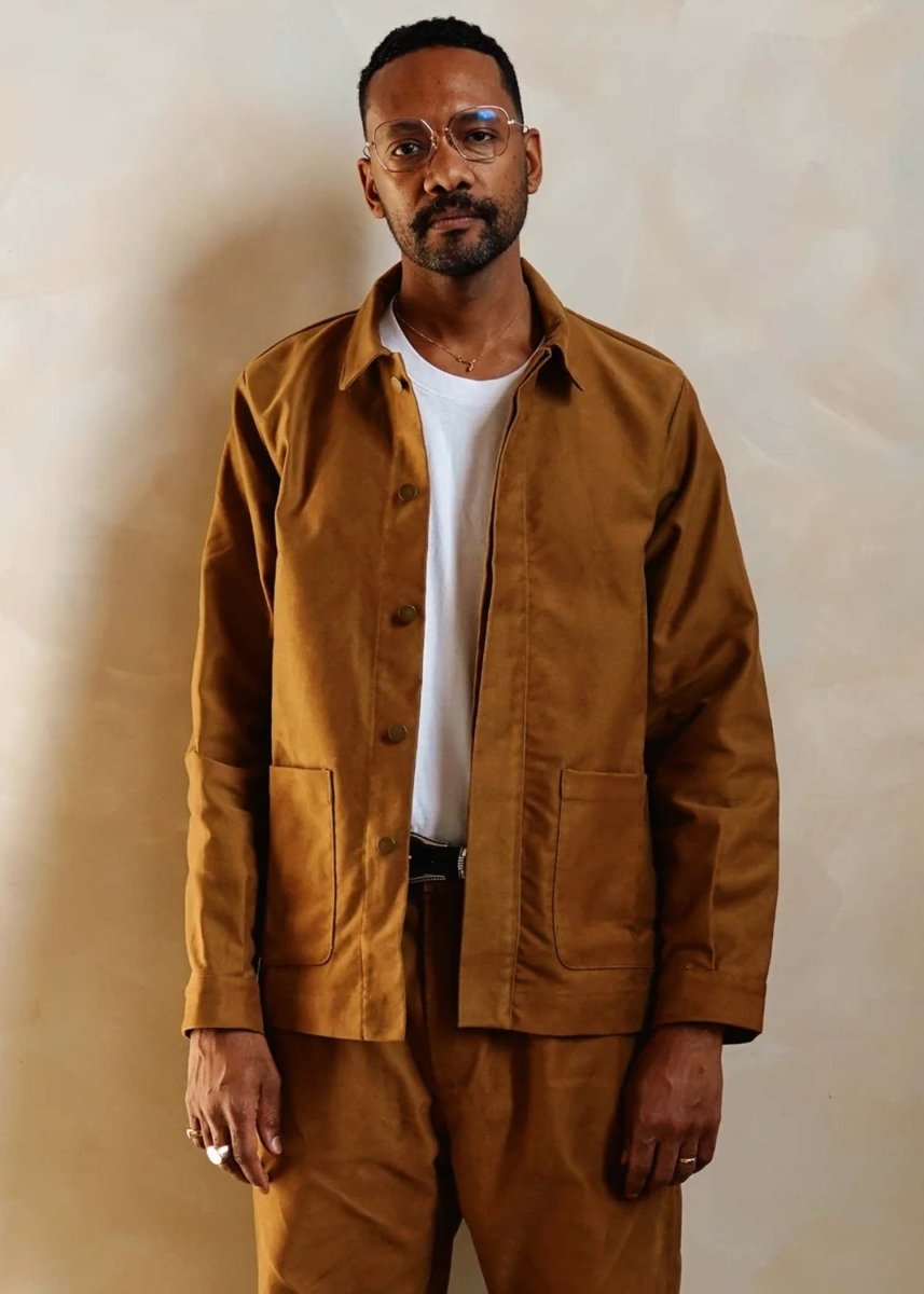 Dada Chore Coat (Dark Khaki) - Made X Hudson