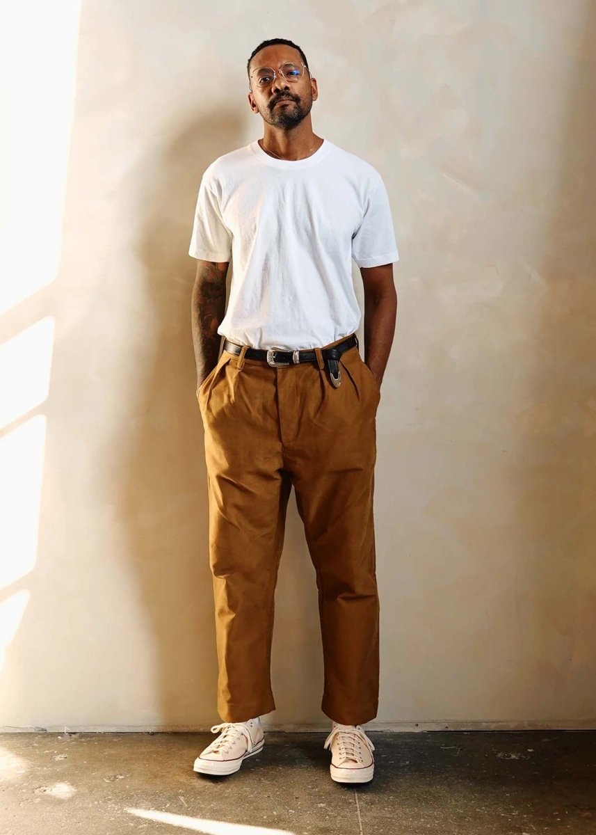 The New Sepoy Pants (Dark Khaki) - Made X Hudson