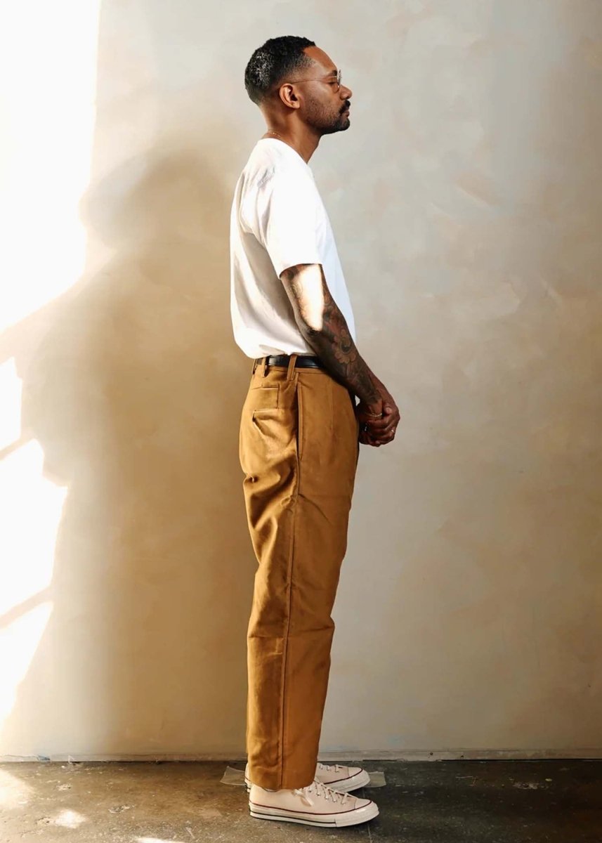 The New Sepoy Pants (Dark Khaki) - Made X Hudson
