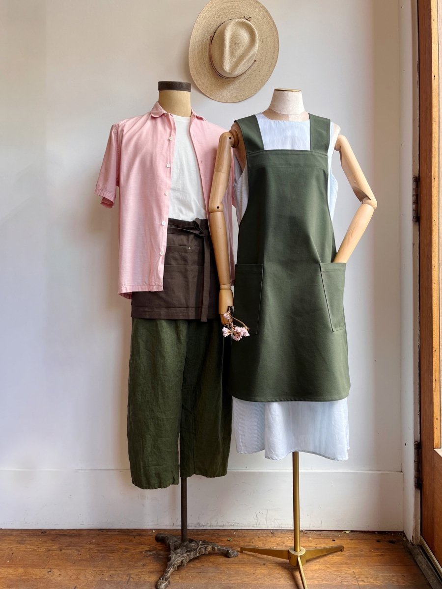 MXH Utility Half Apron, Made to Order (DEPOSIT) - Made X Hudson
