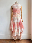 Coral Striped Zero - Waste Dress - Made X Hudson