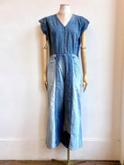 Denim Multi - Colored Patchwork Denim Jumpsuit - Made X Hudson
